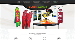 Desktop Screenshot of flagsandbanners.co.za